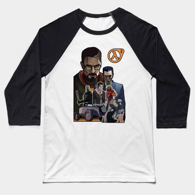 Half-life 2 Baseball T-Shirt by SmpArt